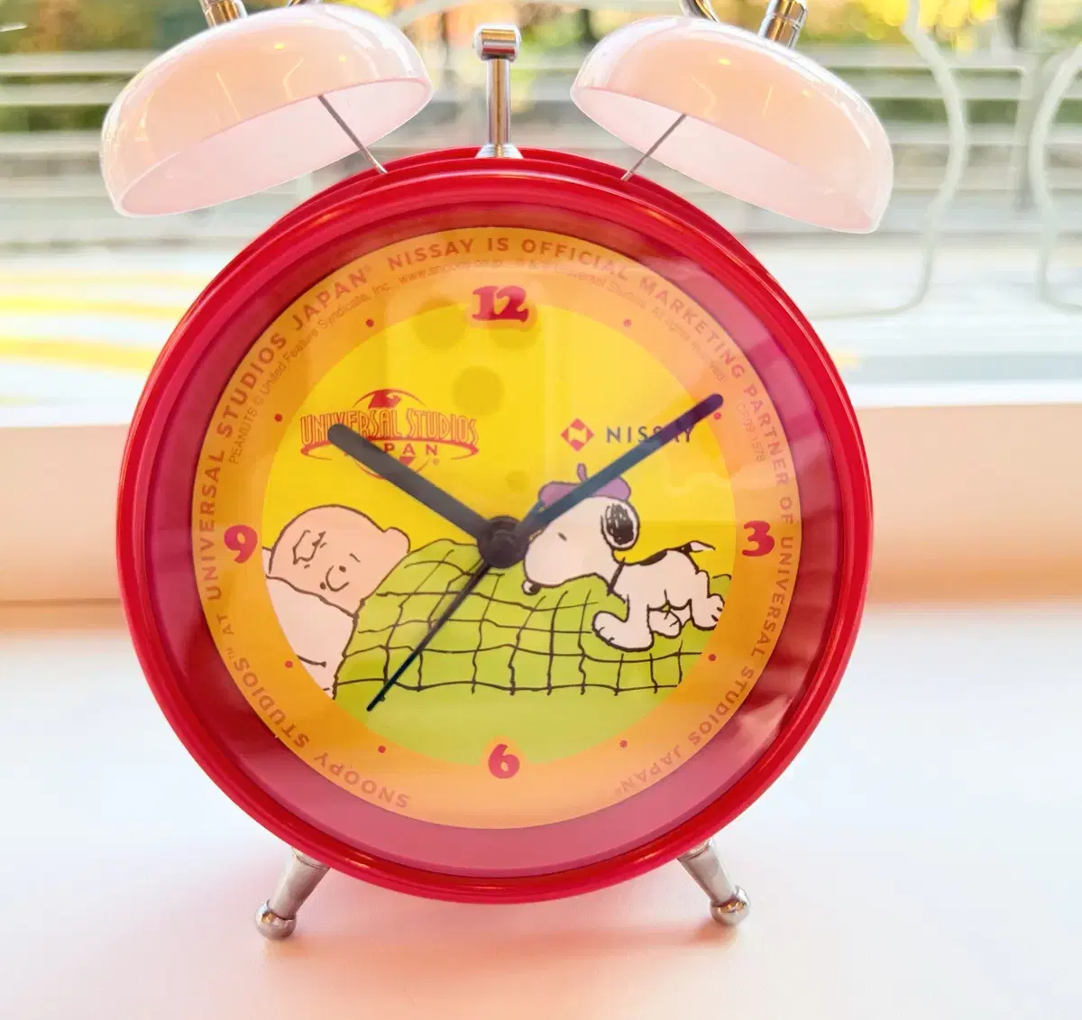 USJ XNissay コラボレーションビンテージスヌーピー目覚まし時計